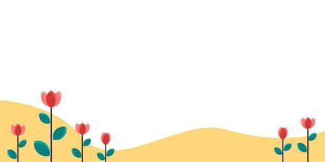 Simple Flower Border Vector Art, Icons, and Graphics for Free Download