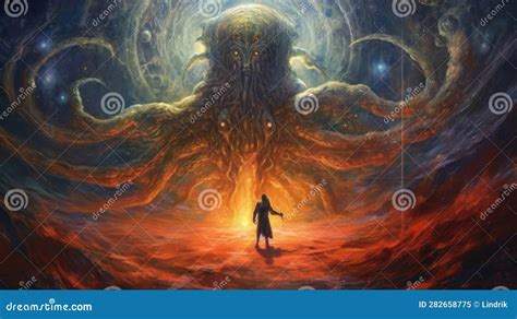 Space Horror God Space Yog Sothoth Stock Illustration Illustration Of