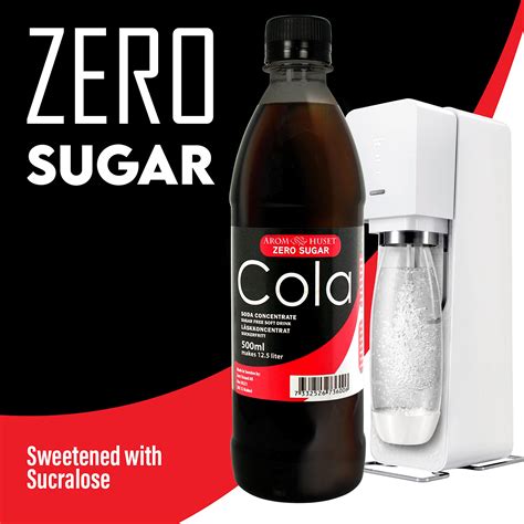 Buy Zero Cola Soda Syrup Concentrate 500 Ml From Aromhuset Make 125