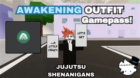 Awakening Outfit Gonna Be Added In Jujutsu Shenanigans Youtube