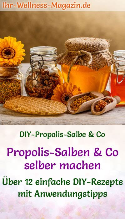 Propolis Salbe Co Selber Machen Rezepte Und Anwendungstipps