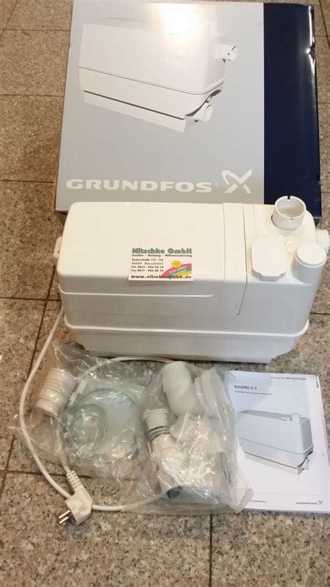 GRUNDFOS Kleinhebeanlage Sololift2 C 3 0 6kW 230V 446x159x340mm ABH