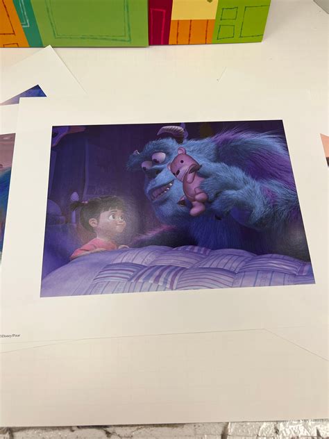 Disney Pixar Monsters Inc Exclusive Lithograph Portfolio Set