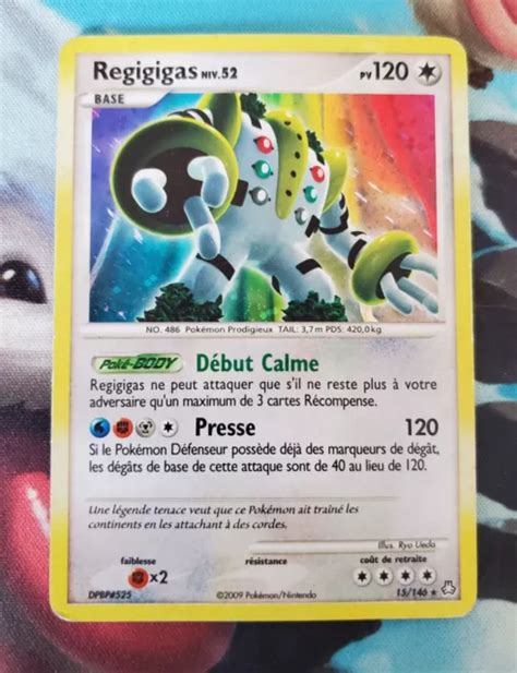 Carte Pokemon Regigigas Holo Reverse Diamant Et Perle D P Fr