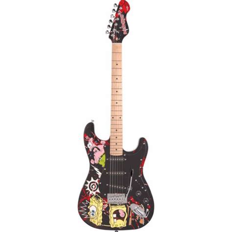 Spongebob Electric Guitar Jhs Knight Music Malta