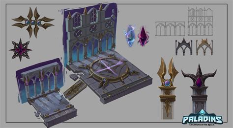 Artstation Paladins Abyss Event Paladin Concept Art Building Concept