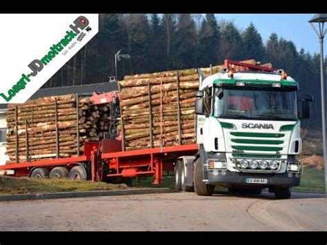 Transport De Bois Scania R Grumier Parmentier Fr Res Youtube