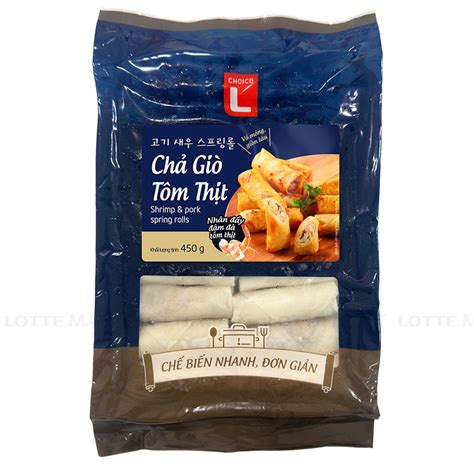 Chả Giò Tôm Thịt Choice L Gói 450g