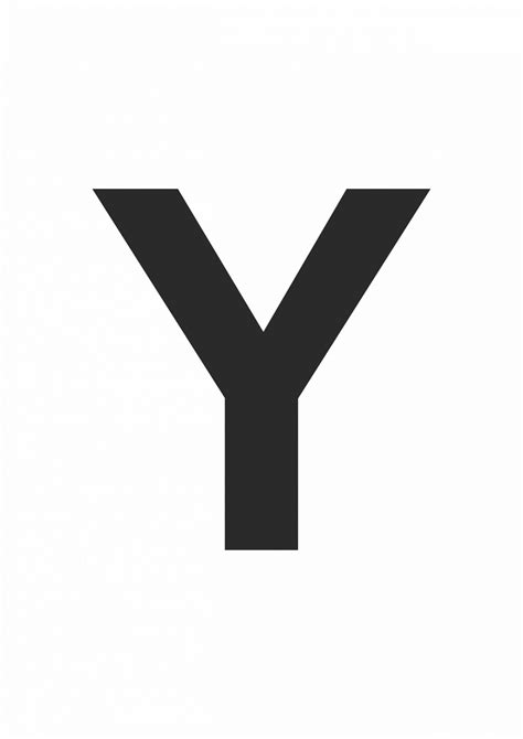 Large Printable Letter Y Free Printables