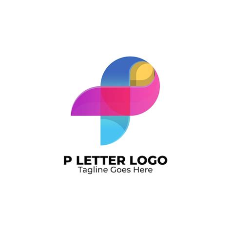 Dise O De Logotipo De Letra P Vector Premium