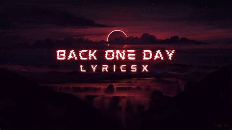 NEFFEX X TheFatRat Back One Day Lyrics Lyrics X YouTube