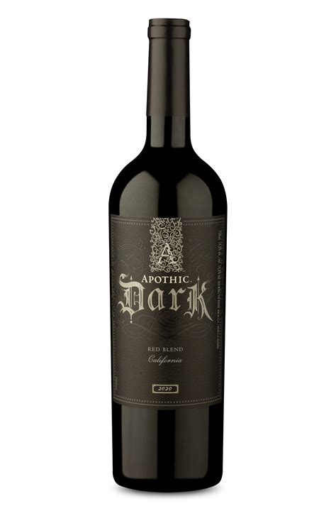 Apothic Dark Red Blend 2020 Wine Wine