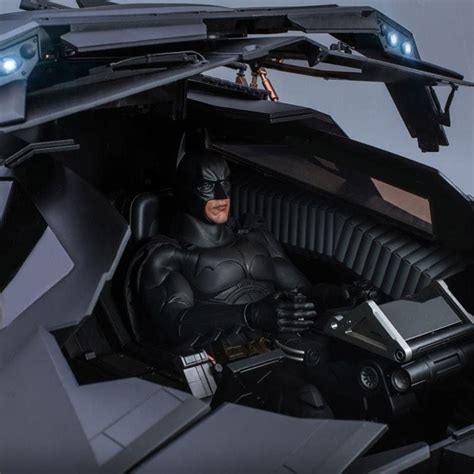 Official Hot Toys DC Comics The Dark Knight Trilogy Batmobile 1 6 Scale Figure The Dark Knight