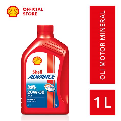 Jual Shell Advance Ax3 20w 50 Oli Motor 1l Di Seller Shell Indonesia