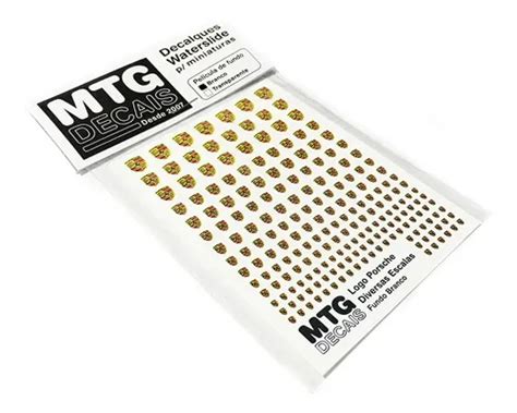 Decalque Mtg Decais Porsche Diversas Escalas Hot Wheels Jada Parcelamento Sem Juros