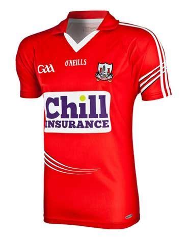 Adult Cork Home GAA Jersey Hurling, Striped Jersey, Football Kits, Cork ...