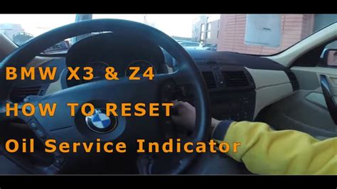 How To Reset Bmw X3 Service Indicator