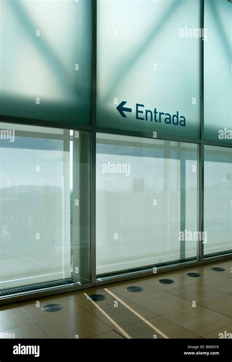 Entrance Cosmocaixa Museum Of Science Barcelona Spain Stock Photo