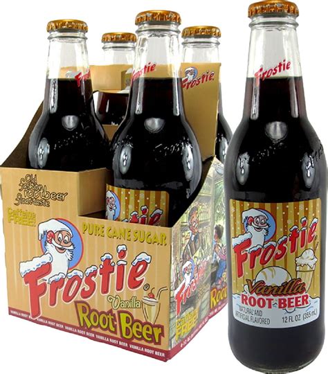 Frostie Caffeine Free Vanilla Root Beer Soda 12 Fl Oz 24 Case Pack Bottles