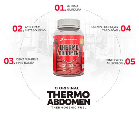 Thermo Abdomen Caps Bodyaction Heavy Nutrition Suplementos