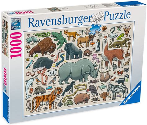 Slagalica Ravensburger od 1000 dijelova Divlje životinje Ozone hr