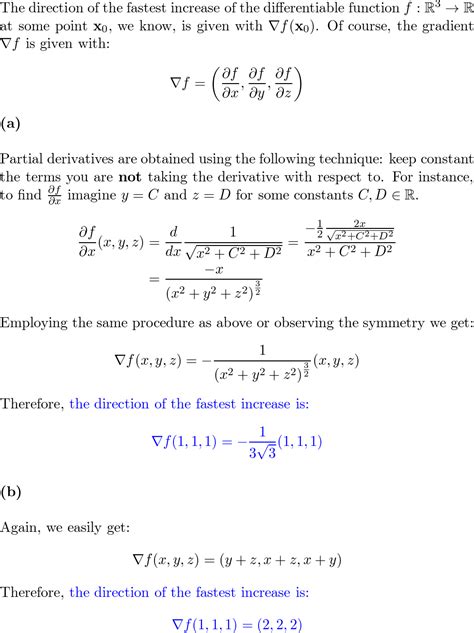 Vector Calculus 9781429215084 Exercise 11 Quizlet