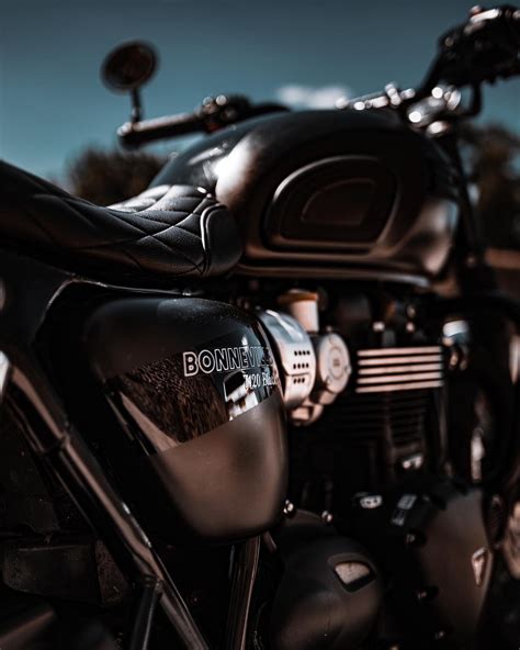 Triumph Bonneville, motorcycle, custom, on Behance