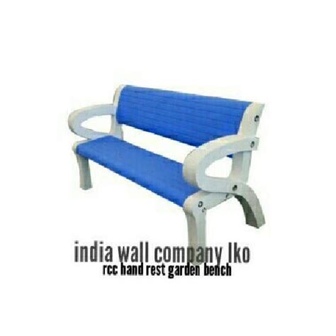 Rectangular Polished Rcc Precast Bench For Garden Pattern Plain At