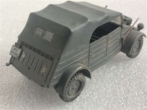 Italeri 312 VW Kdt 1 Typ82 Kübelwagen Wehrmacht gebautes Modell im