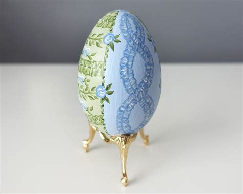 Blue Rococo Heirloom Egg Joanna Baker