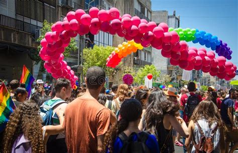 Gay Parade Rainbow Balloon Editorial Photo Image Of Gender