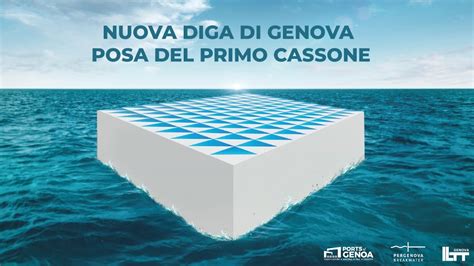 Posa Del Primo Cassone Nuova Diga Foranea Di Genova YouTube