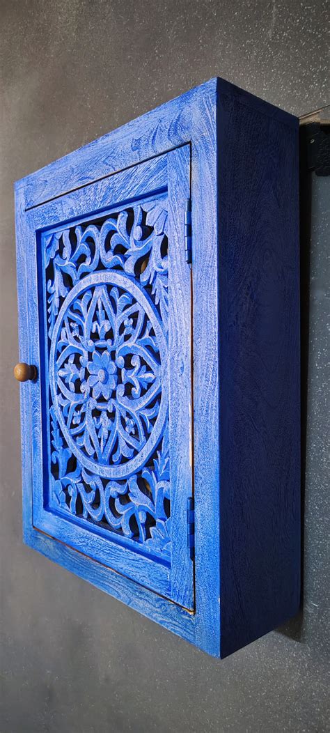 Wooden Carved Wall Cabinet, Wall Shelf, Wooden Jali Style Wall Cabinet ...