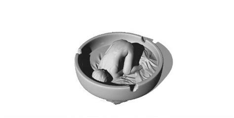 3D Stl Model Ashtray 3d Stl Naked Woman Drawing File Stl For Priting 3d Printer And Printing