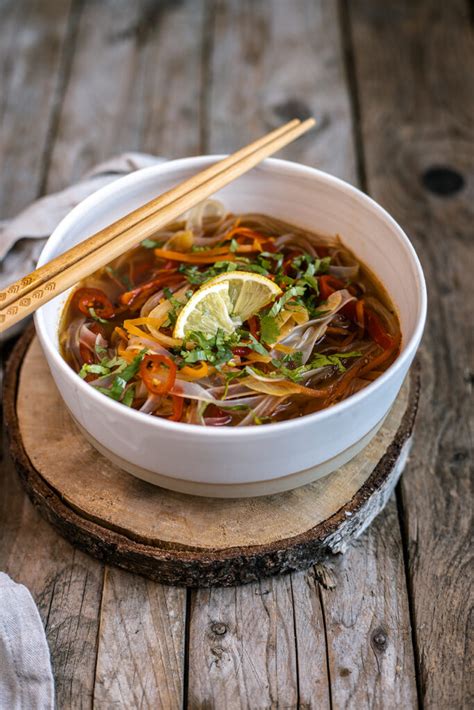 Zitronig Scharfe Asia Nudelsuppe Veganer Foodblog Aus Hamburg