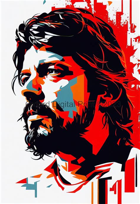 Dave Grohl Printable Pop-art Portrait Wall Art Funky Pop-art Poster ...