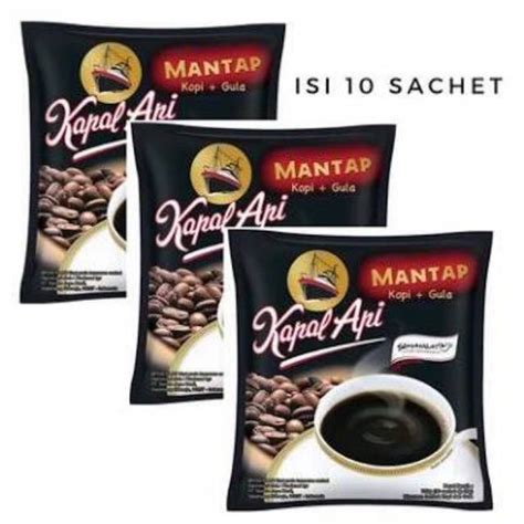 Jual Kopi Kapal Api Mantap Kopi Gula Gram Sachet Kopi Kapal Api