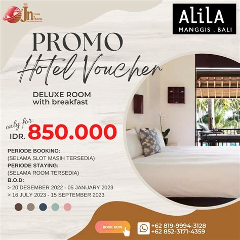 VOUCHER MENGINAP HOTEL ALILA BALI Tiket Voucher Kartu Hadiah