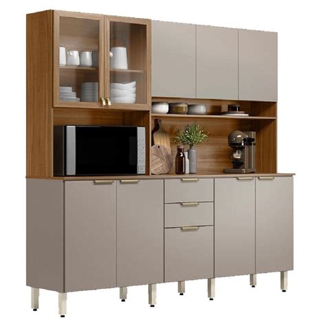 Kit De Cozinha Pts Gav Amendoa Nude Dem Bile Millena