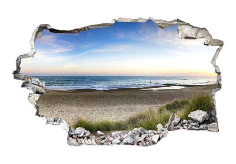 3d Wall Sticker Beach Panorama Wall