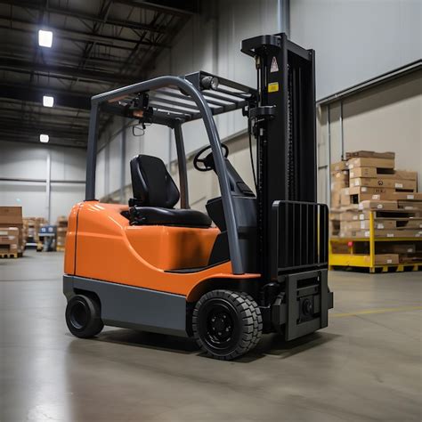 Premium Ai Image Warehouse Electric Forklift