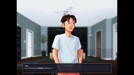 Summertime Saga The MILF Got Caught Masturbating In Her Bed Ep