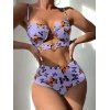 Emmiol Kostenloser Versand Schmetterlings Bikini Set Mit O Ring