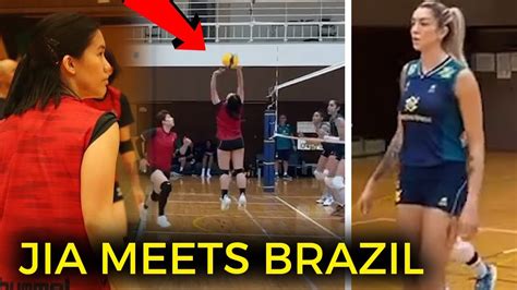 Jiamazing Play Kontra Brazil Jia De Guzman Nakaharap Ang Brazilian