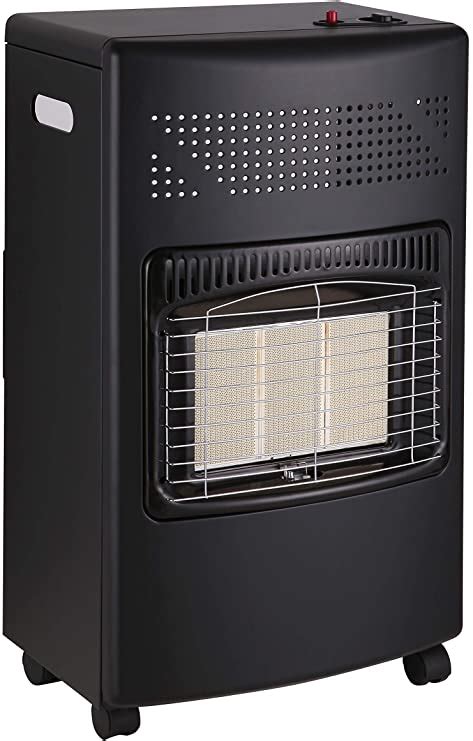 42kw Black Portable Gas Cabinet Heater Mobile Heater Tent Hire Direct