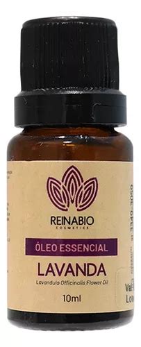 Óleo Essencial Lavanda 100 Puro Reinabio 10ml MercadoLivre