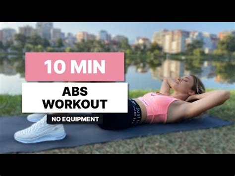 10 MIN ABS WORKOUT No Equipment YouTube