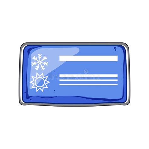 Ice Reusable Hot Cold Gel Pack Cartoon Vector Illustration Stock Photo Image Of Therapy