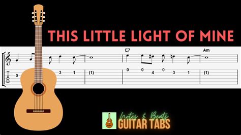 This Little Light Of Mine Guitar Tab Youtube