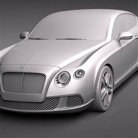 宾利欧陆GT 2012 3D模型 99 obj max lwo fbx c4d 3ds Free3D